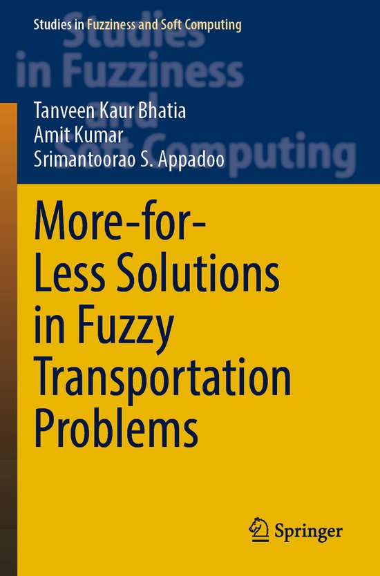 Studies in Fuzziness and Soft Computing426- More-for-Less So ... - cover