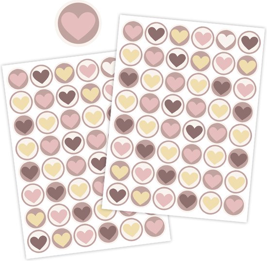 Vintage Hearts Stickers – 2 Stickervellen Hartjes – Valentijn – Knutselen Volwassenen – Hartjes Stickers – Stickers Meisjes – Stickers Liefde – Stickers Planner – Stickervellen Hartjes – Stickervellen Meisje – Valentijnsdag – Stickers Volwassenen