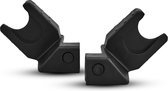 Kinderkraft HELSI 2 Adapter Universele adapters voor kinderwagen en babyzitje, 1 paar, zwart