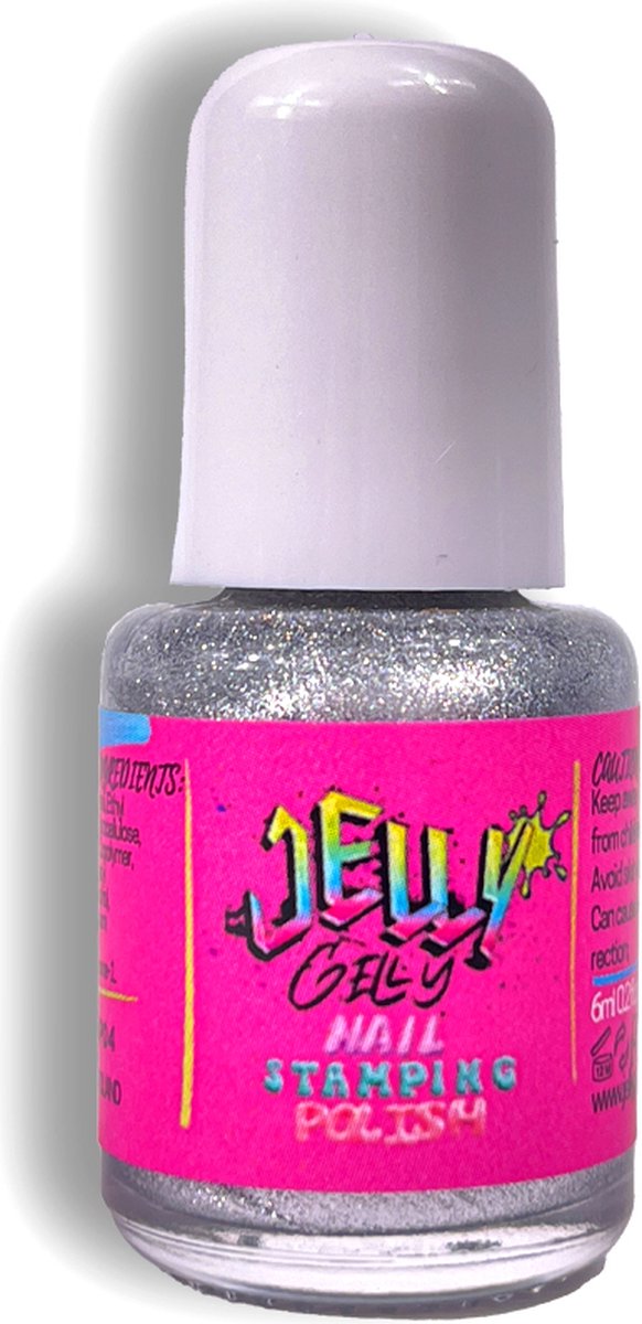 Goedkoopste Nail stamping polish, silver