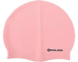 Endless EL1019 Siliconen Badmuts Roze | Comfortabele Elastische Waterdichte Zwemmuts voor Lang & Kort Haar | Dikke Rand | Volwassenen Dames Heren | Anti-Lek | Perfect voor Training & Recreatie | Black Friday Deal