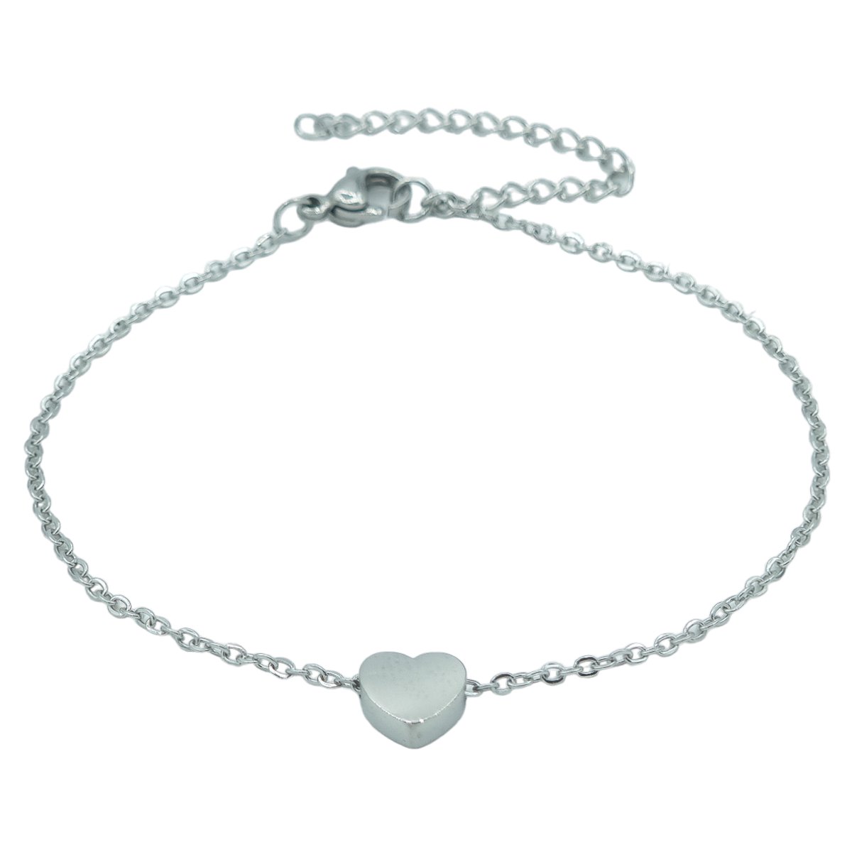 Dames armband met hartje - Premium staal