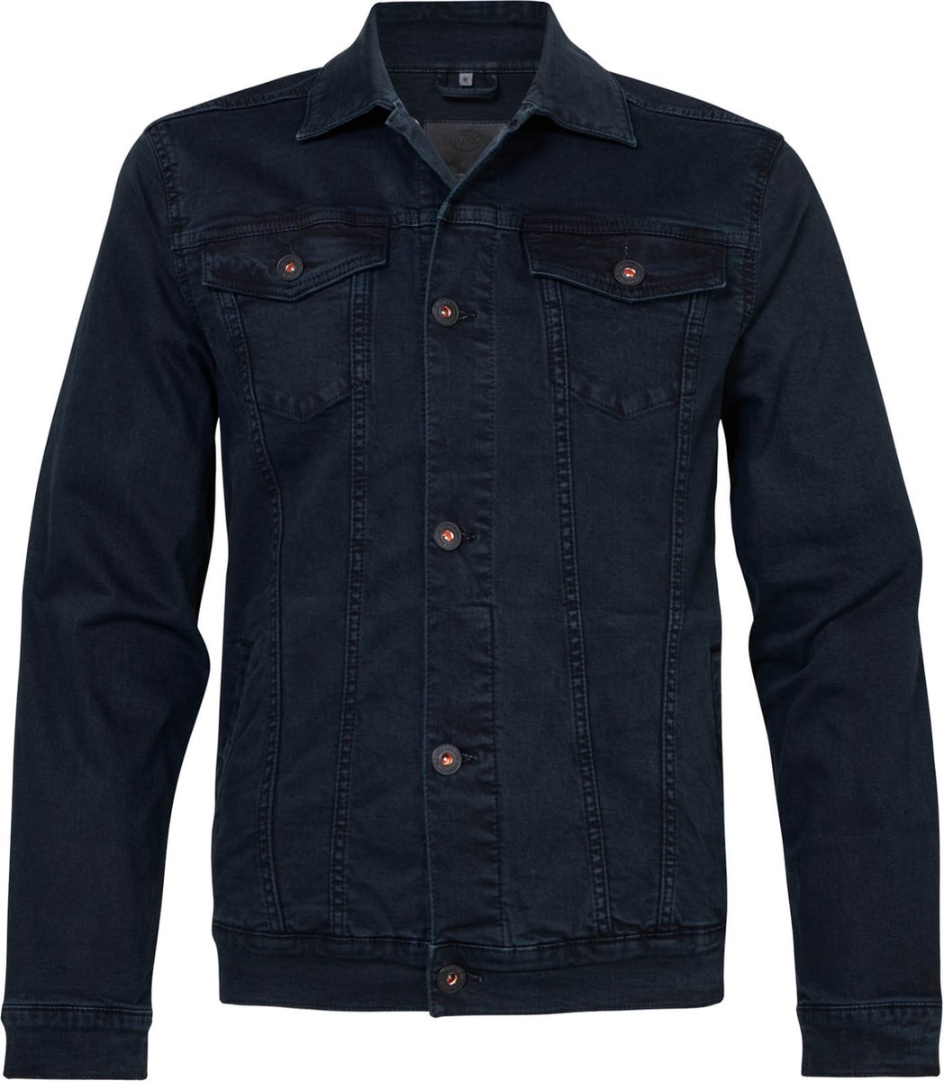 Petrol Industries - Heren Gekleurde Spijkerjas Edmonds - Blauw - Maat S