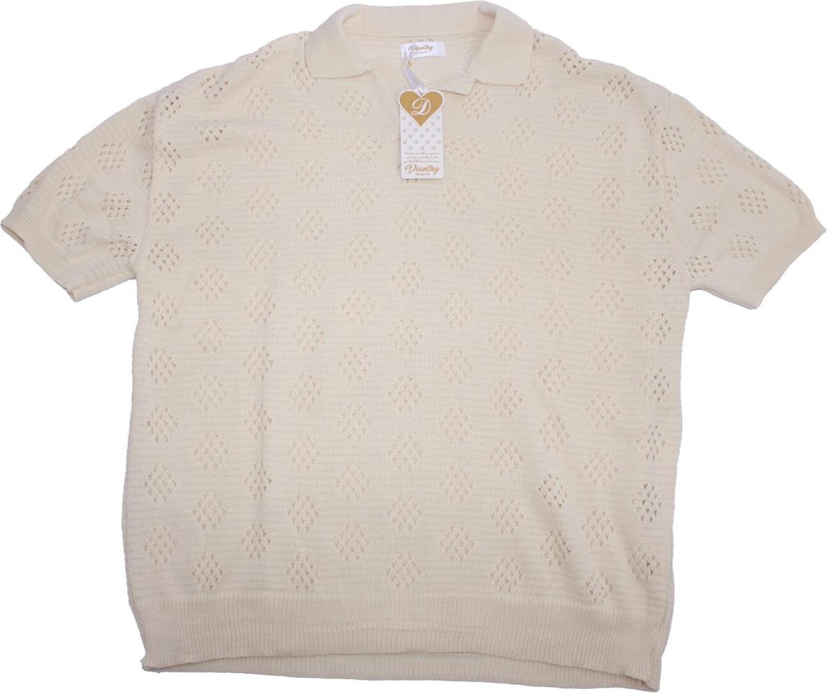 polo Jessica ecru maat S = 44-46