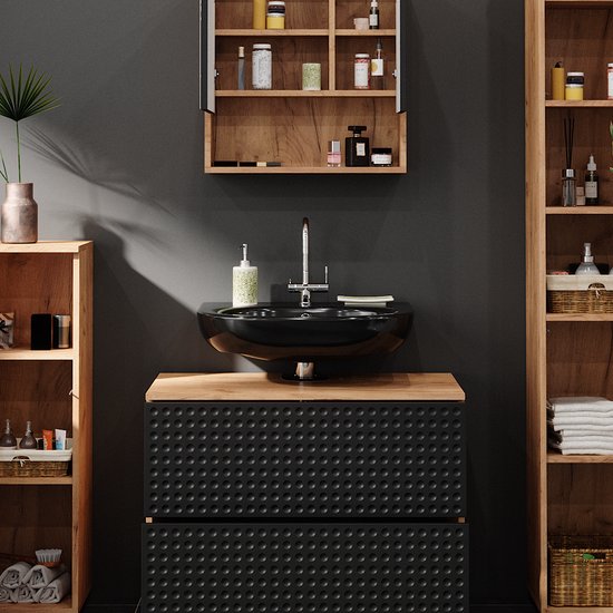 Coiffeuse Beatrice VICCO Blanc - Table De Toilette Avec 3 Tiroirs - Neuf