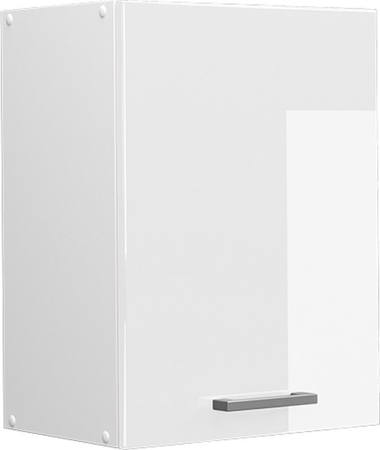 Vicco Armoire suspendue R- Line, Wit brillant/ Wit, 45 cm