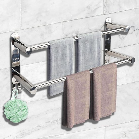 Aluminium matte uittrekbare handdoekhouder voor keukenkasten