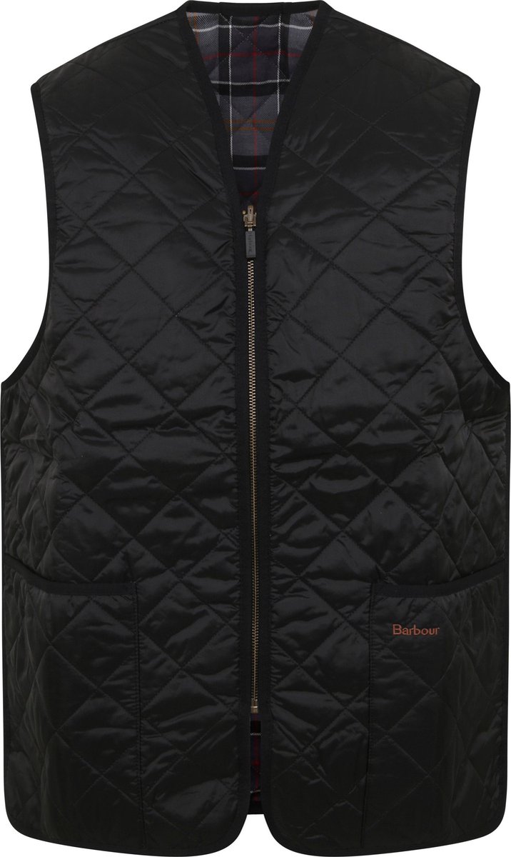 Barbour Voering Quilted Zip-in Zwart - Maat 58 - Heren - Binnenjas