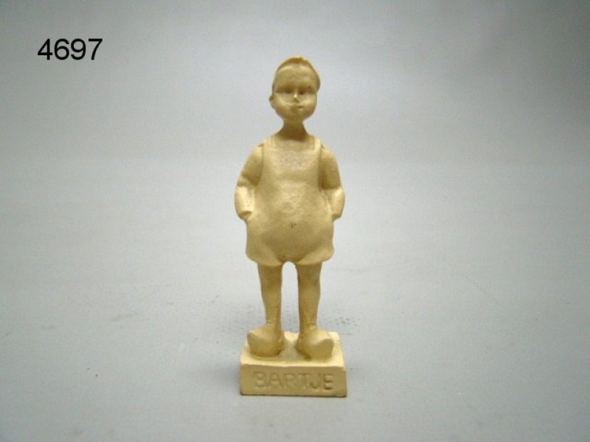 Beeldje Bartje Drenthe – Polystone – 9 cm – Zandkleur