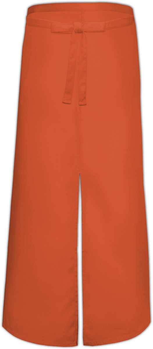 Franse sloof met split - Orange - 100 x 100 cm - Link Kitchen Wear
