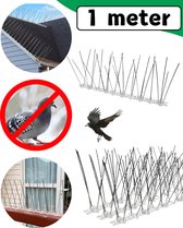Summer Spark Épingles à pigeons 1 mètre - Épingles à oiseaux - Dissuasion des pigeons - Épouvantail - Dissuasion des oiseaux - Dissuasion des oiseaux - Dissuasion des pigeons - Dissuasion des chats - Bande anti-escalade