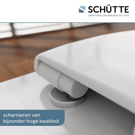 SCHÜTTE Industrial Grey Duroplast 82155 Toiletbril met softclosemechanisme, geschikt voor alle gangbare toiletpotten, maximale belasting van de wc-bril 150 kg SCHÜTTE Industrial Grey Duroplast 82155 Toiletbril met softclosemechanisme, geschikt voor alle gangbare toiletpotten, maximale belasting van de wc-bril 150 kg