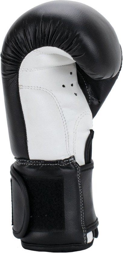 Gants de boxe Super Pro Combat Gear Talent (kick) Noir / Blanc 8oz