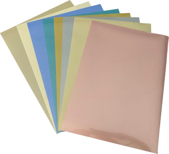 Flexfolie / Iron-on Folie Set - A Touch of Pearl - Cricut Joy Formaat (Cricut, Silhouette & LOKLiK Compatible, Textielbedrukking)