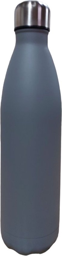 Bouteille d'eau - Gourde 750 ml 26oz - Grijs - BPA et étanche - Isolation de la bouteille d'eau - Tasse thermos - Gourdes à double isolation - Enfants et adultes.