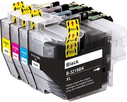 Inktkenners Inktcartridges Geschikt voor Brother LC3219XL - Multipack van 4 stuks Geschikt voor Brother MFC-J5330 DW - J6935DW (LC-3217/LC3217/LC-3219/LC3219)
