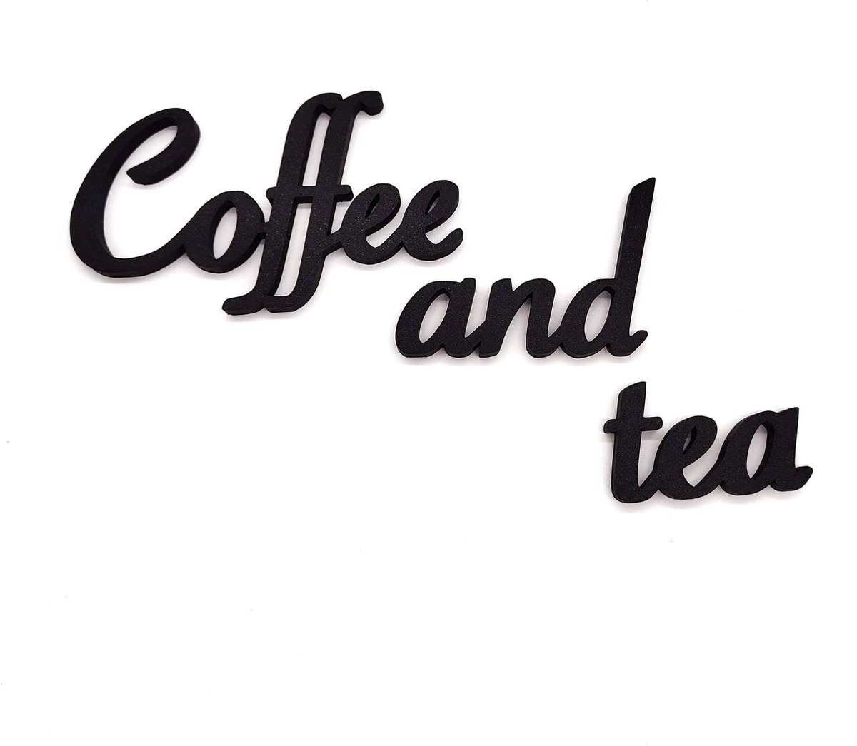 3D Coffee And Tea sign Muur Decor cadeau voor koffie lief hebben Koffie hoek decor, koffie decoratie keuken, Home Muur Decor, 3D letters, Koffie bar , wall art, keukeninrichting - verbeterd