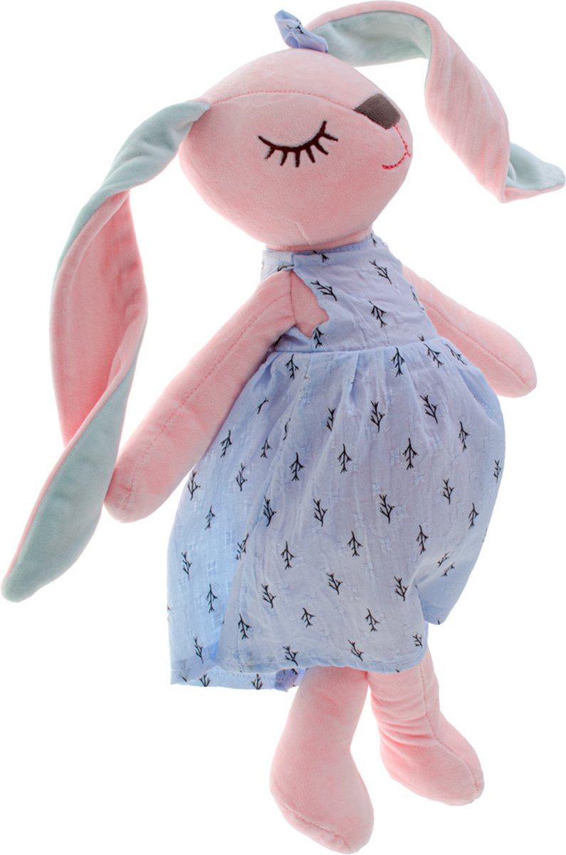 Klikkopers Kawaii Kussen Konijn Paars 35 cm Konijn Knuffel Kawaii Knuffel Squish Knuffel Speelgoed Meisjes Knuffelbeer Teddybeer
