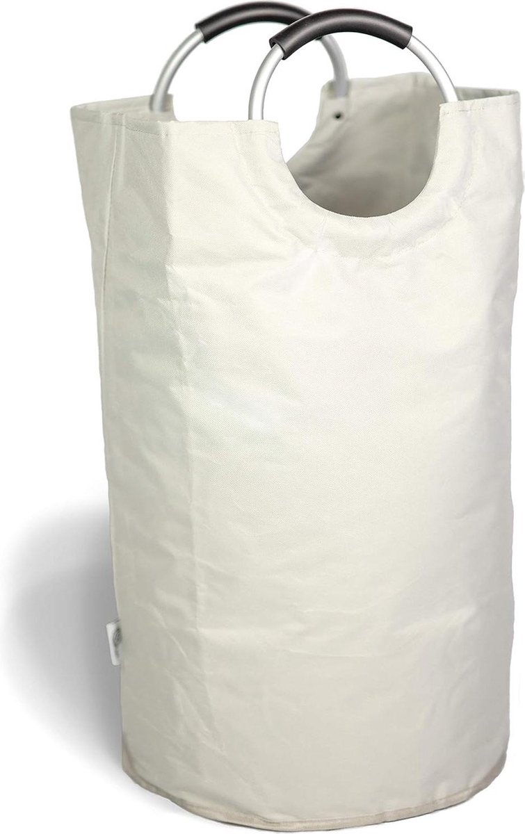 Premium Opvouwbare Wasmand met Handgrepen - Waterdichte Wasverzamelaar - 82L Grijs