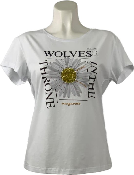 Trendy T-shirt met Unieke Print en Comfortabele Pasvorm