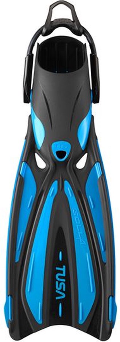 TUSA SOLLA Duikvinnen voor Volwassenen - Zwemvinnen met ForcElast technologie voor krachtige voortstuwing - Zwart/Blauw - Maat XS (34–38) / (22–24 cm) - SF0114 XS FB