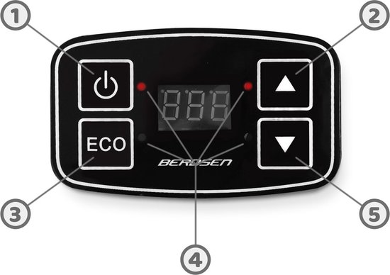 Berdsen Icemax toeristenkoelkast - 32 liter - ECO-modus - zwart van Berdsen — afbeelding 2