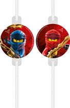 Pailles de party Lego Ninjago FSC® - 4 pièces