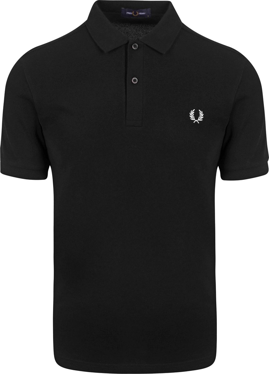 Fred Perry Polo Plain 3XL Heren Zwart