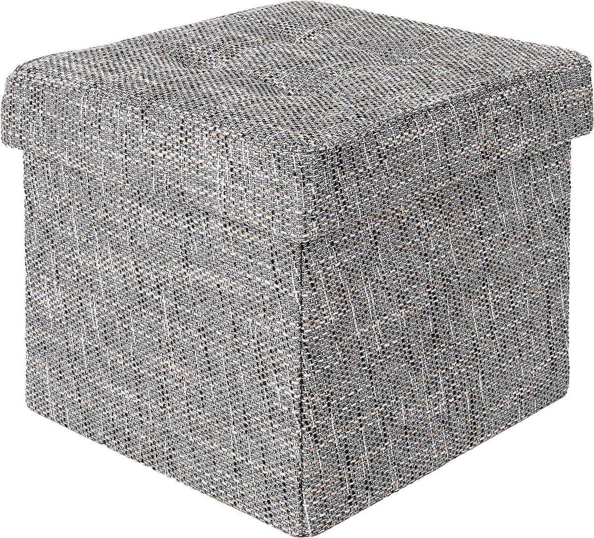 Geweven Ottomaanse Stof - Grijs - B D x 157 cm H