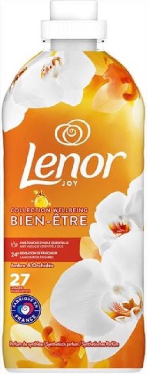 Goedkoopste Lenor Wasverzachter - 27sc/567ml - collection bien-être - amber & orchidee
