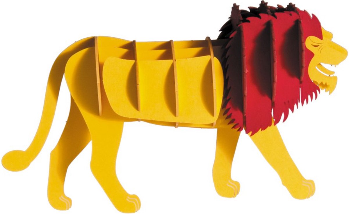 FRIDOLIN 3D papier model - Leeuw.