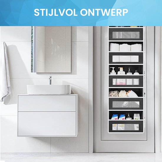 Over De Deur Organisator Opslag 5 Plank Hangende Deur Organisator Met 5 Grote Ca