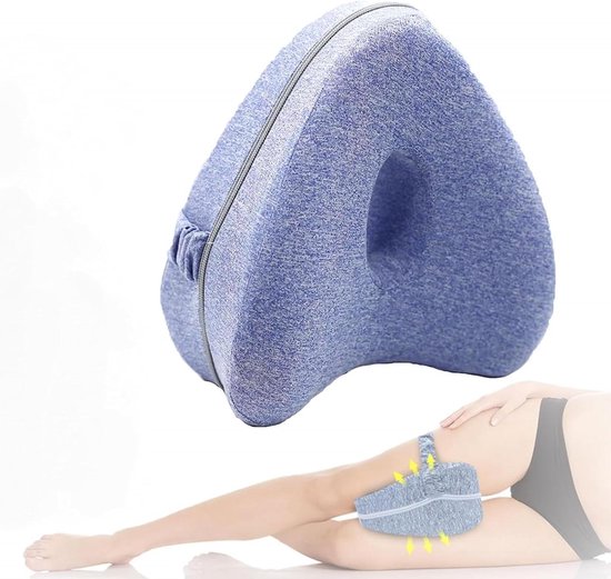 Kniekussen voor in het bed - Orthopedisch kniekussen voor zijslapers - Pijnvrije slaap Kniekussen voor in het bed - Orthopedisch kniekussen voor zijslapers - Pijnvrije slaap