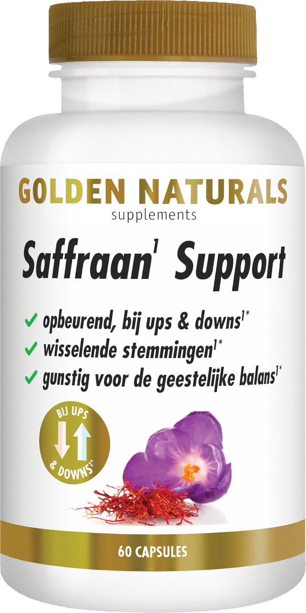Goedkoopste Golden Naturals Saffraan Support (60 capsules