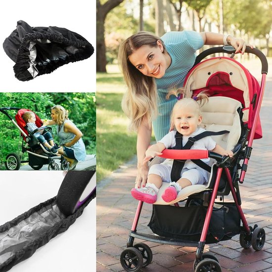 4 Stuks - Wielafdekkingen voor baby's - Kinderwagen - Buggy accessoires - Wielafdekkingen kinderwagen - wielafdekkingen rolstoelen - Waterdichte - Vuilafstotende - Kinderwagen wielen beschermhoezen van Yolannah — afbeelding 3