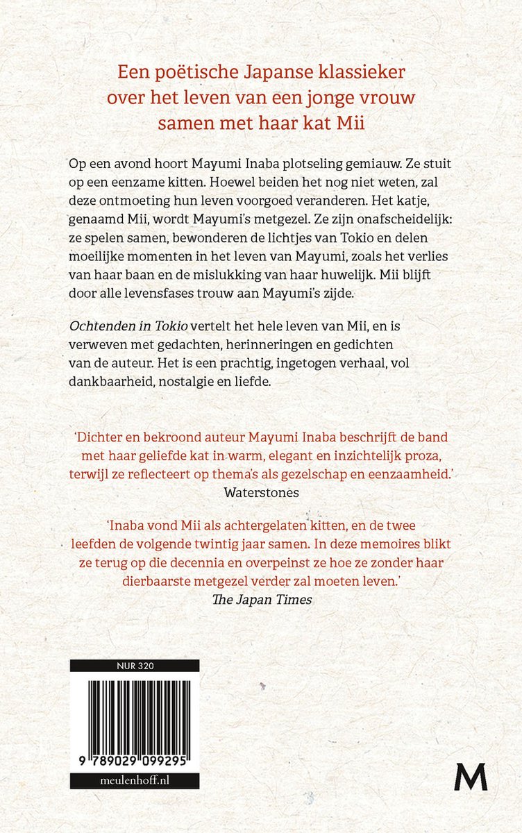 Ochtenden in Tokio - back cover