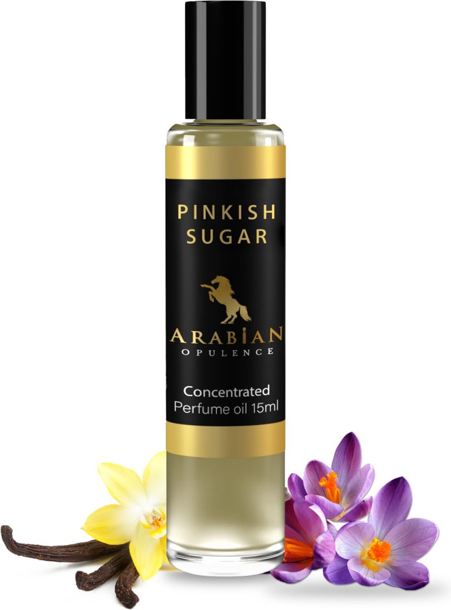 Goedkoopste ARABIAN OPULENCE Parfum voor dames PINKISH SUGAR | Parfum Olie | Eau de Parfum Dames | Zoete & Fruitige Geur | parfum voor meisjes, Langhoudende Alcoholvrije Roll-on Parfum | Luxe Parfum Cadeauset voor Vrouwen | Geur voor dames, Reisformaat (15ml
