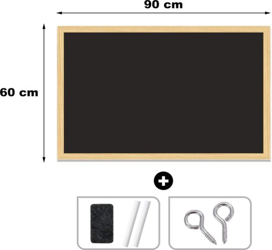 Smit Visual Combibord Wit Donkergrijs 60x90cm Whiteboard / Prikbord