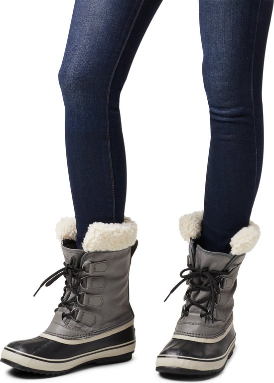 Sorel WINTER CARNIVAL™ BOOT WP Bottes de neige pour femme pour femmes - Carrière, Noir - Taille 40