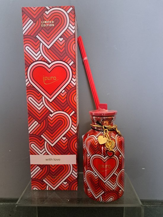 ipuro geurstokjes Limited edition - love - valentijn - citrus - cederhout - muskus - geschenk kerst - with love
