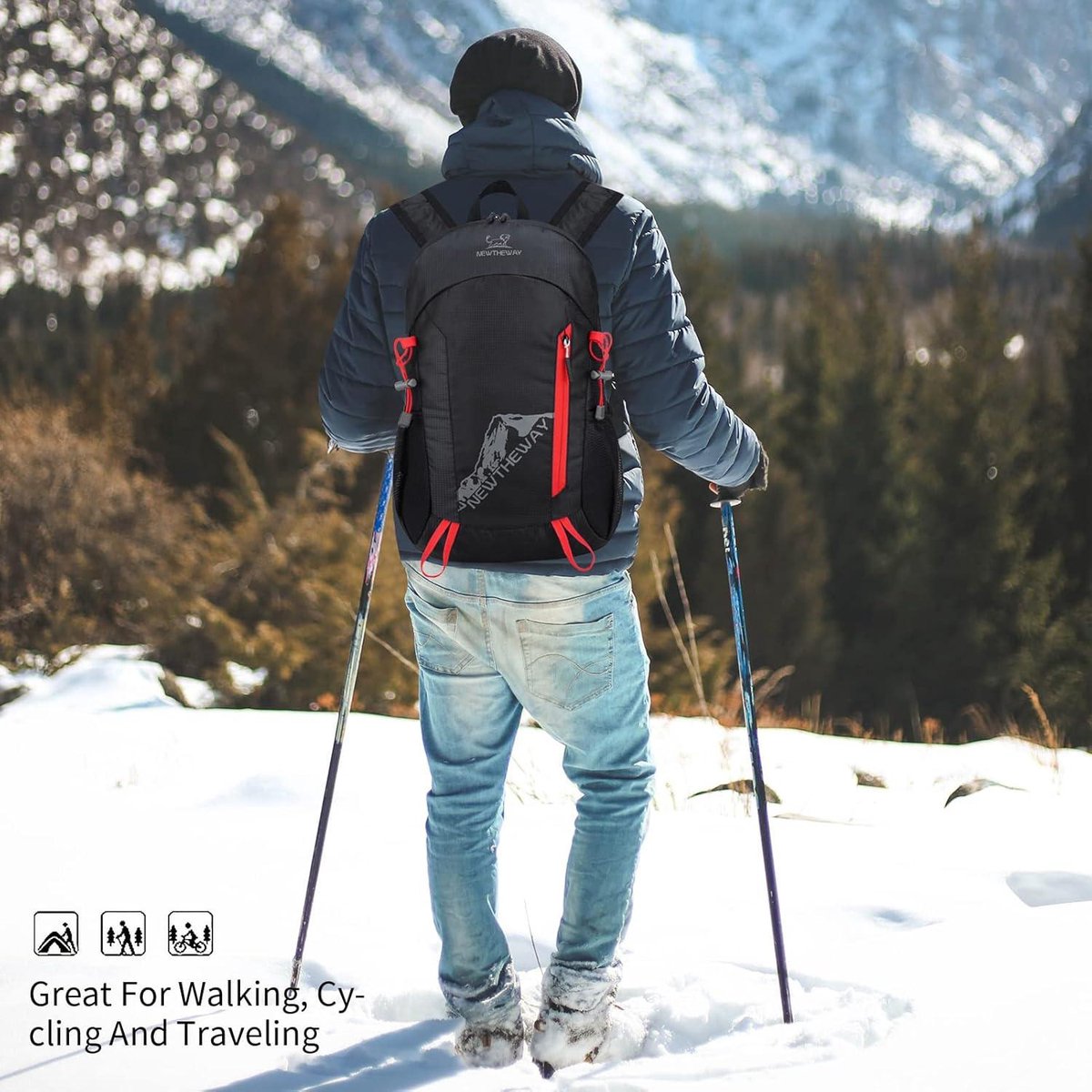 G4Free Kleine 20L Opvouwbare Ultralight Waterdichte Rugzak voor Camping Wandelen Fietsen Mannen Vrouwen, Groene update, 20 Long