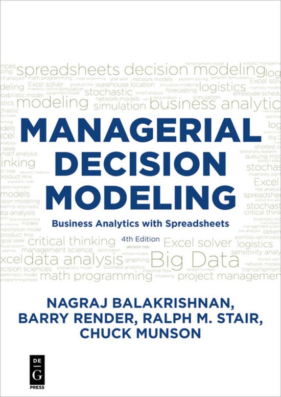 Managerial Decision Modeling - cover