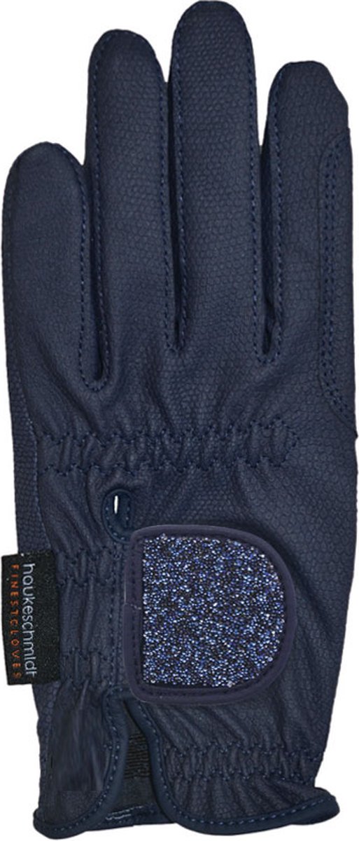Haukeschmidt Rijhandschoenen A Tough Of MagicTack Swarovski Navy - 9