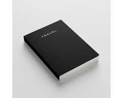 Luxe Travel Journal Zwart - Compleet Reisdagboek & Vakantieboek - Travel Notebook voor Onvergetelijke Reisherinneringen
