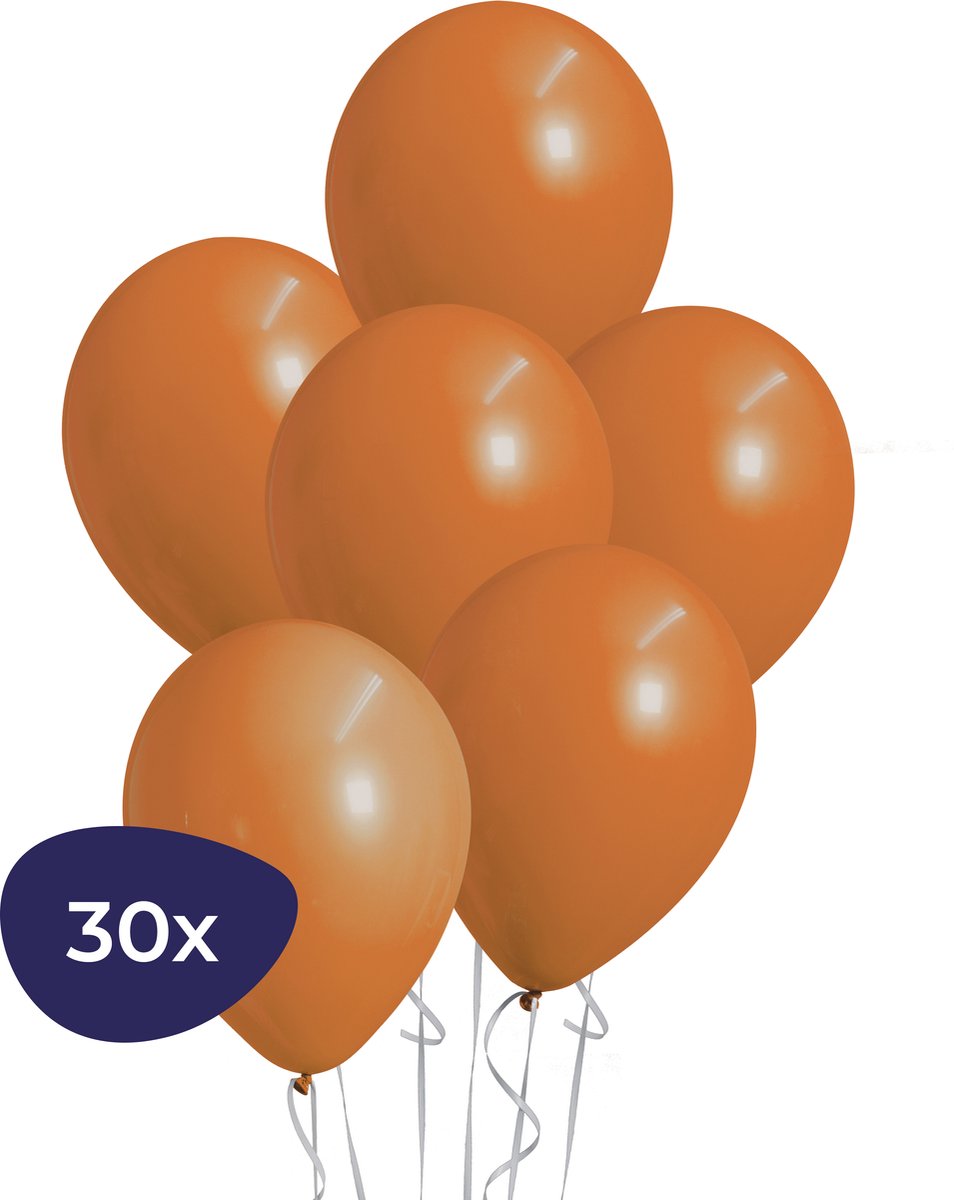 Oranje Ballonnen - 30 stuks - Helium Ballonnen - Latex - Versiering Verjaardag - Voetbal Versiering - Koningsdag