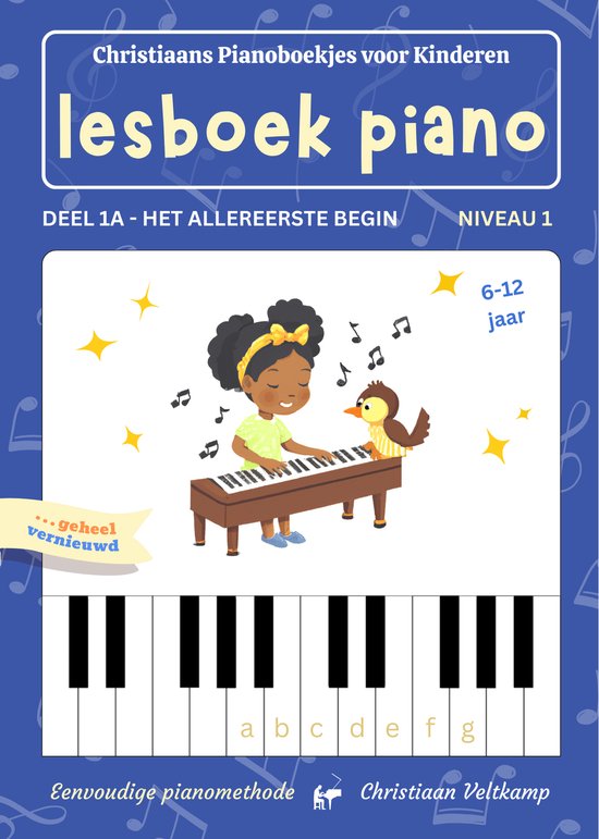 Foto: Piano lesboek 1a het allereerste begin niveau 1 6 t m 12 jaar origineel nederlandstalig piano methode voor kinderen