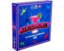 NX Party® - ALCOHOLLY® - Drankspel - Nederlandstalig - Bordspel - Spelletjes voor volwassenen - Drank spelletjes - Partyspel - Partygame - Drankspellen