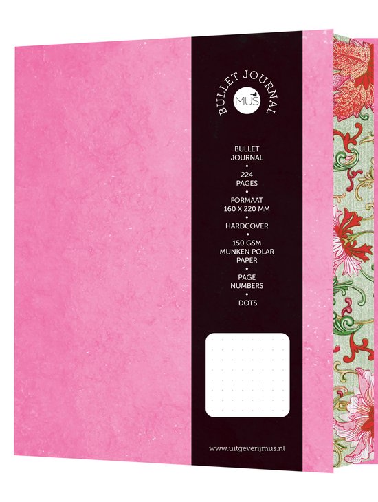 Bullet Journal MUS Pink - cover