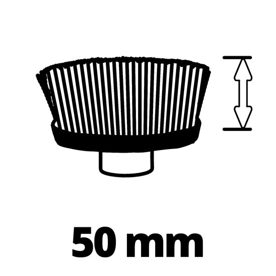 Einhell SOFT Borstel 120/50 - 1 stuk - Diameter borstel: 120 mm - Dikte borstel: 50 mm - Geschikt voor Picobella 18/90 Li Solo van Einhell — afbeelding 2