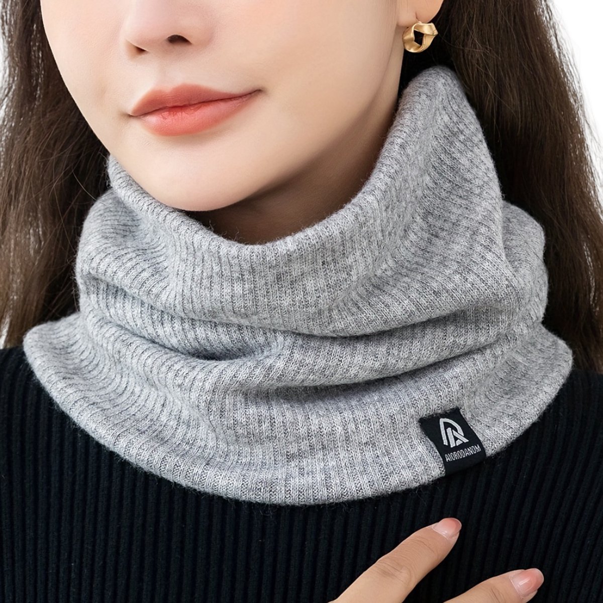 Cache-Cou Dragon Montagne Blanc - 100% Polyester, Respirant, Séchage Rapide - Pour Randonnée, Ski, Vélo - Homme/Femme - 8